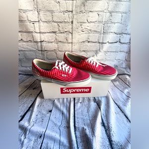 VANS. SUPREME.  Era Comme Des Garçon Red Vn-0w3ceg5. Size 10.5